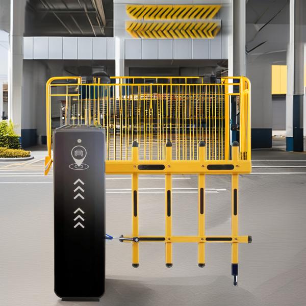 VIP Parking Barrier Gate with RFID Access Control - Folded Arm Design