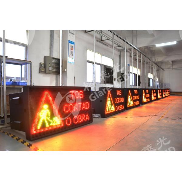 LED Scrolling Signs With Wifi Programmable Brightness 9000CD/M2 Resolution 16*16
