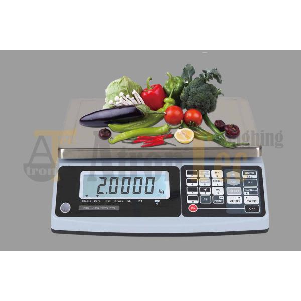 Stainless Steel Electronic Weighing Scale Multifunctional With LCD Display