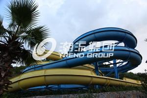 China Adult Giant Spiral Fiberglass Water Slide For Outdoor Amusement Park on sale