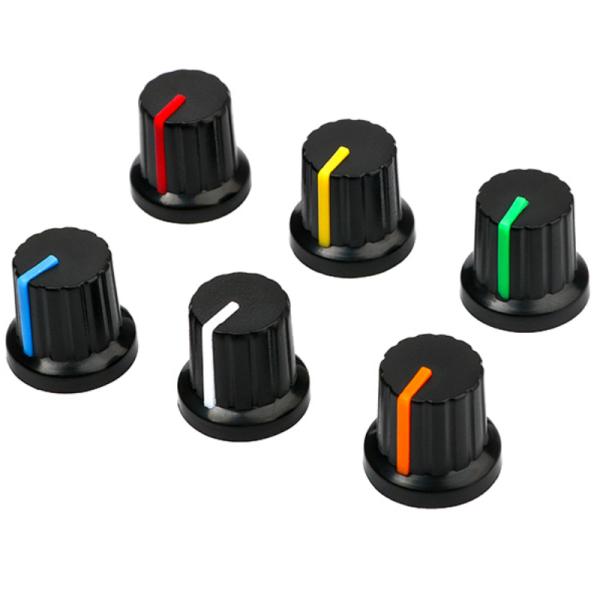 6mm Diameter Shaft Potentiometer Control Knobs For Electric Guitar Volume Tone Knobs