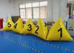 Advertising Waterproof Inflatable Marker Buoy Yellow Color 2 Years Warranty