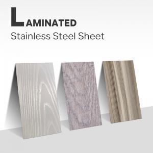 Wholesale Cold Rolled 316 Stainless Steel Sheet 304 Ss Laminate Plate For Elevator Decorative Wood Grain from china suppliers
