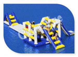 Wholesale Hot! ! 0.9mm PVC Inflatable Aqua Slide, Inflatable Floating Water Slide for Lake from china suppliers