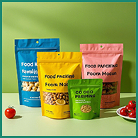 Waterproof Custom Semi Translucent Packaging Plastic Bags Logo Printed Food Grade Packaging Mylar Smell Proof Stand Pouch for Various Foods