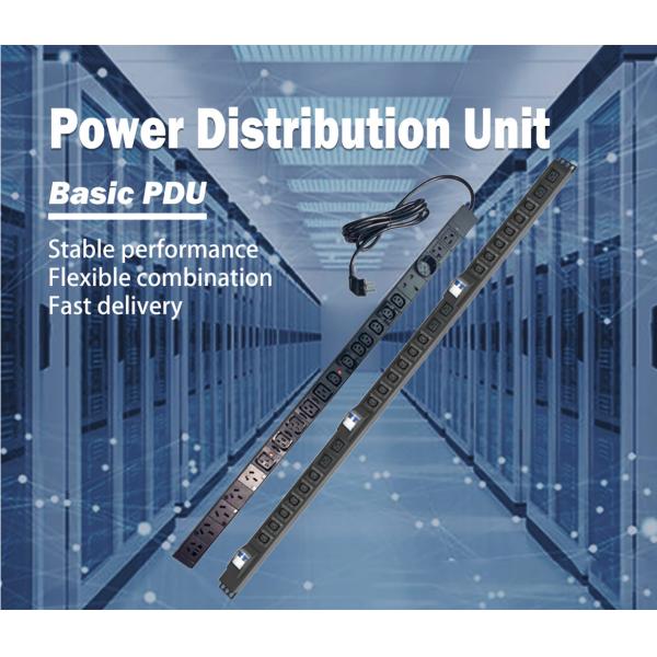 IP20 Basic PDU Power Distribution Unit Horizontal Installation