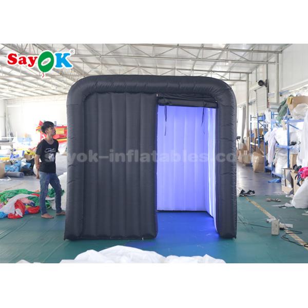Inflatable Party Decorations Portable Inflatable Photo Booth With Inner Air Blower For Promotion