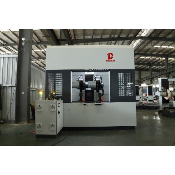 Uniform Two Stations Automatic Polishing Machine For Metal Surface Polishing