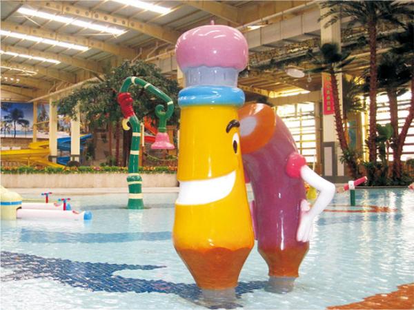 Quality spray park equipment, kids water play equipment, water slide equipment for sale