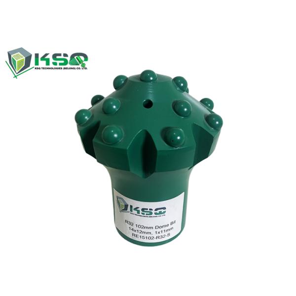 Thread Domed Reaming Hard Rock Drill Bits R32 102mm Reaming Drilling Tools