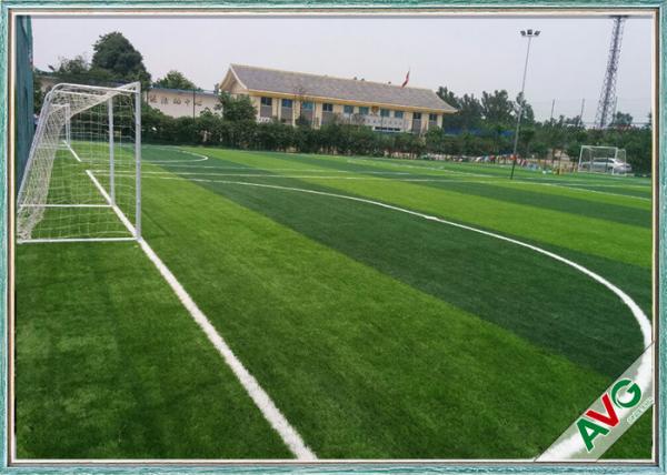 Quality 50mm Futsal Football Synthetic Lawn Grass Turf Field Green / Apple Green for sale