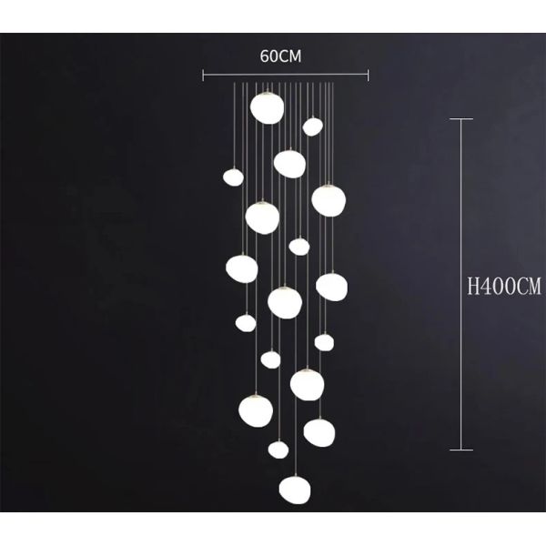 Modern Ceiling Chandeliers Creative Staircase Pendant Light(WH-NC-128)