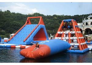 Wholesale 0.6 - 0.9mm PVC Inflatable Floating Water Park With Printing Logo from china suppliers