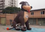 5 meters high lovely large outdoor puppy inflatable dog for advertising