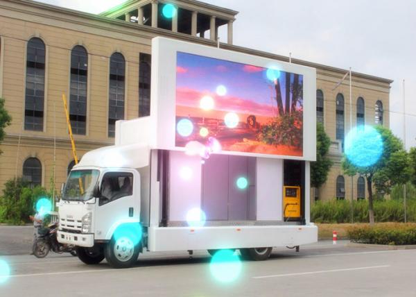 Quality Movable Advertising Truck Mounted LED Display P5 mm 128*128 Resolution for sale