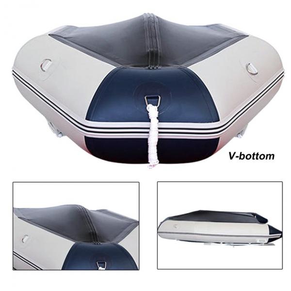 14.1 ft Inflatable Boat Inflatable Rescue & Dive Inflatable Raft Power Boat with outboard motor