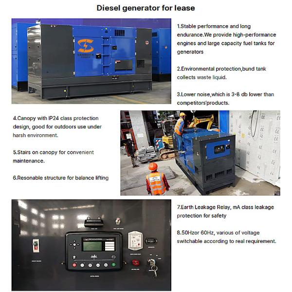Silent Portable Diesel Generator AC Three Phase Generator Diesel Engine Small Diesel Generator Set