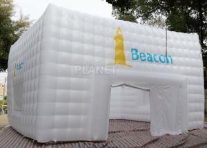 Wholesale Large White Inflatable Cube Tent 420 D Oxford Cloth Apply To Trade Show from china suppliers