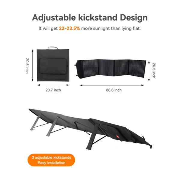 Portable Solar Generator Camping Solution 50W 100W Solar Panel for Fast and Easy Charging