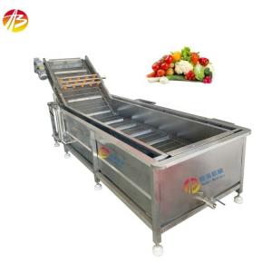 Wholesale 3000*1160*1400mm Advantage Save Water Bubble Washing Machine for Vegetables and Fruits from china suppliers