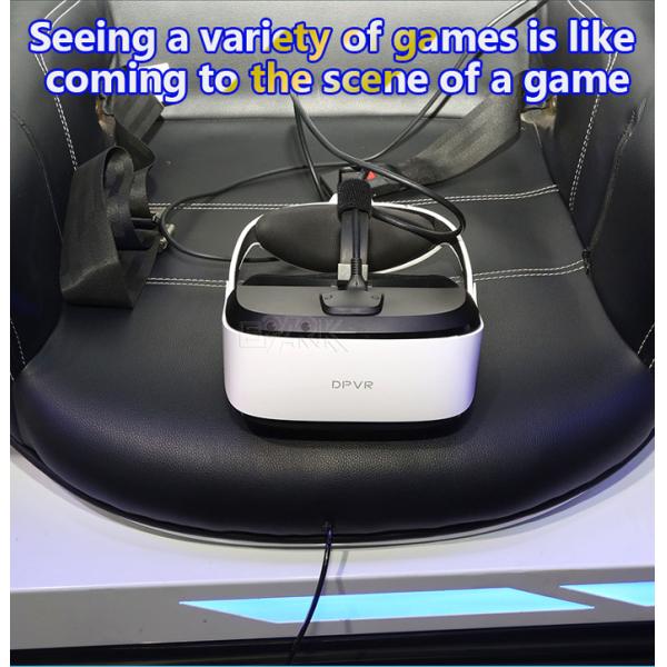 360 ° rotating 9D VR Platform With 1 Seat Virtual Reality Experience Game Machine