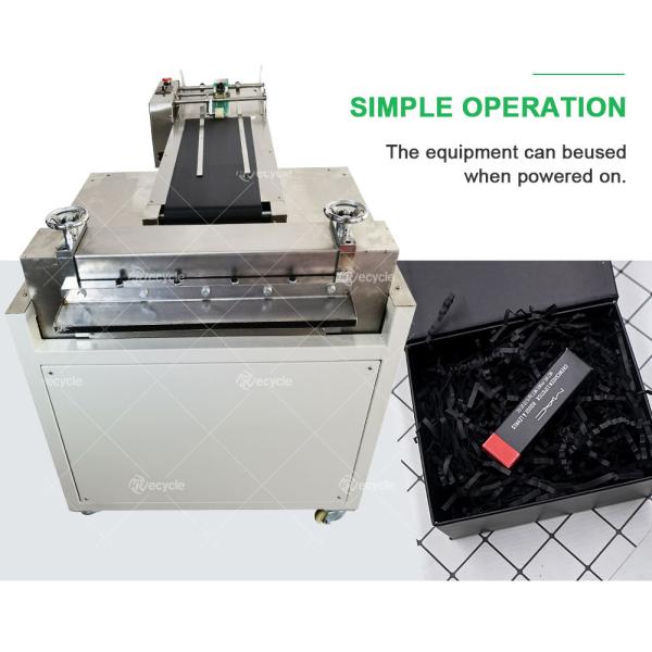 Crinkle Cut Paper Shredding Machine Paper Filler Shredding Machine