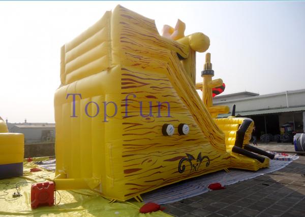 Crazy N Popular Pirate Kids Inflatable Water Slides Inflatable Boat Water Slide For Kids
