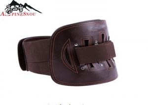 Leather Waist Back Support Belt Adjustable Waist Protection Belt ZY-005