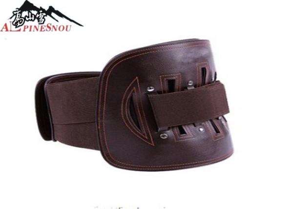 Quality Leather Waist Back Support Belt Adjustable Waist Protection Belt ZY-005 for sale