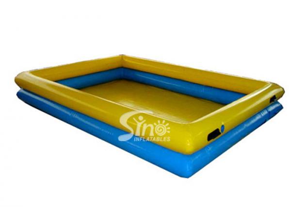 Quality 8x6m double rail children N adults big inflatable swimming pool for water fun equipment for sale