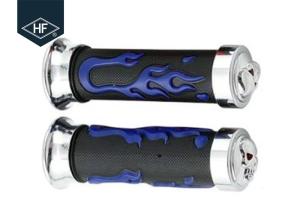 Wholesale Black Silver Harley Motorcycle Modified Parts Handle 25mm Right Hand Grips from china suppliers