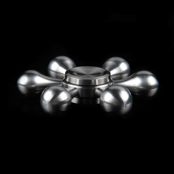 2017 Release Stress Fidget Toys Stainless steel Molecule Metal Hand spinner For 3-5 minutes