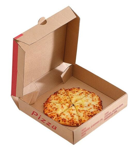 Hot Product Custom Printing Paper Cake Box ,High Quality Handle Pizza Boxes,Logo printed paper pizza packing box in chea