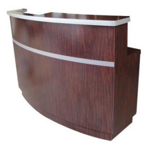 China Hotel / Salon Reception Desk Solid Wood Drawer With Distinctive Handles on sale