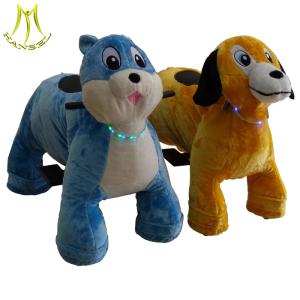 Wholesale Hansel plush electric stuffed animals adults can ride on animals in shopping mall from china suppliers