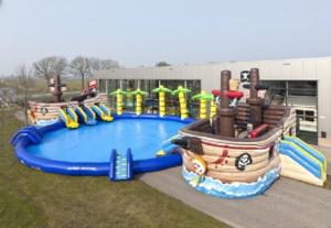 Wholesale Priate Bay Inflatable Water Slide Professional Safety For Entertainment from china suppliers