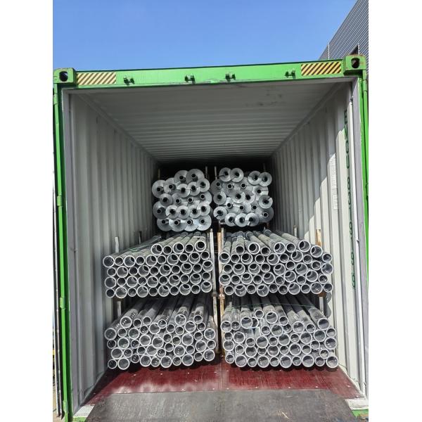 Square Ground Screw Piles For Power Installations Solid Construction