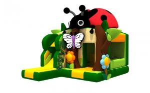 Wholesale New Beetle/Ladybug Theme Inflatable Combos Bounce with Slide Colorful Inflatable Bounce House from china suppliers