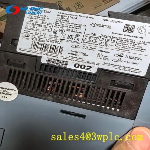 3RW4037-1TB04 SIEMENS SIRIUS Soft Starter S2 63 A