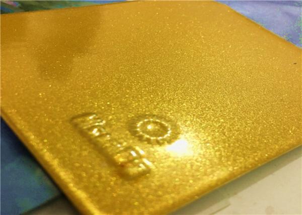 Quality Bonded Metallic Gold Powder Coat With High Exterior Stability And Performance for sale