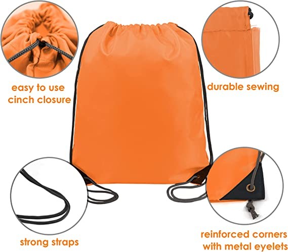 Shockproof protective &Storgae Waterproof Durable Soft Lightweight Drawstring Bags String Backpack Bag