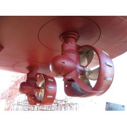 China Marine Electric Transom Installation Rudder Propeller for sale