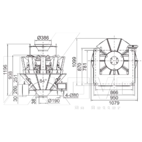 Automatic Detergent Wash Powder Weighing Filling Packaging Machine