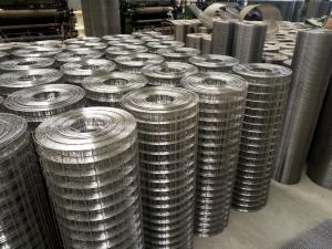 Wholesale 304 316SS Square Welded Wire Mesh Rolls,1/2