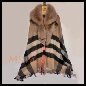 Wholesale Fox fur Poncho 412# from china suppliers