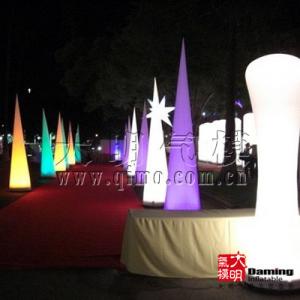 Wholesale Led Inflatable Lighting , Inflatable Cone Decoration in 2 Meters Height from china suppliers