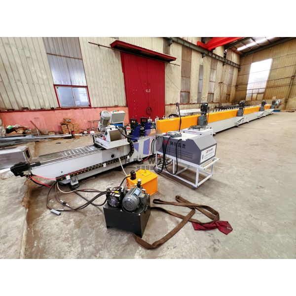 Laser Welded Pipe Roll Forming Machine 400mm PLC Touch Screen Control