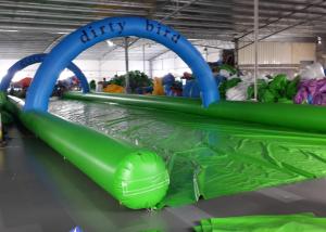 China Funny Inflatable Slip N Slide Water Slides Street 1200m Long Slip And Slide on sale