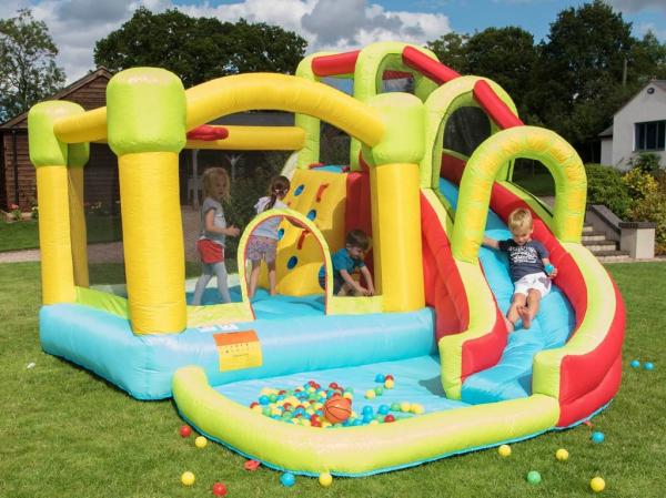 Quality Toddler Inflatable Combo Water Slide Jumping House With Ball Pit for sale