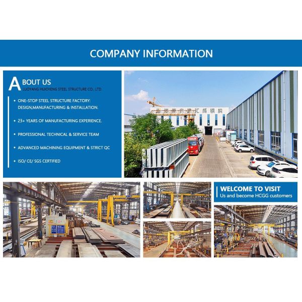 Hot Rolled Steel Prefab Warehouse Building Painted Galvanized Surface ISO CE Certified